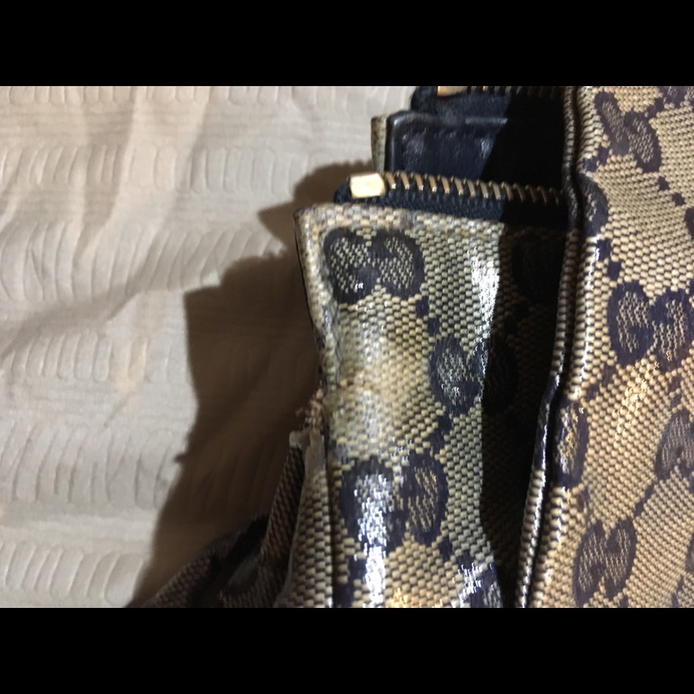 Authentic Gucci Navy Handbag